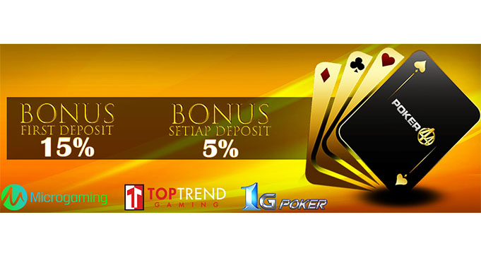 bonus poker online terbaik